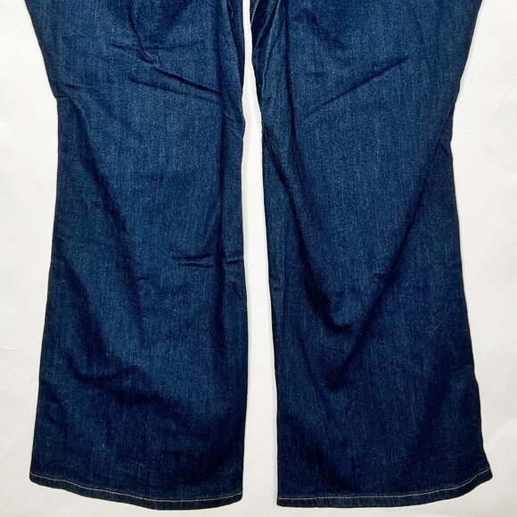 Lane Bryant Woman’s Jeans sz 26 average Dark Wash Denim Distinctly Boot Cut - Picture 6 of 8